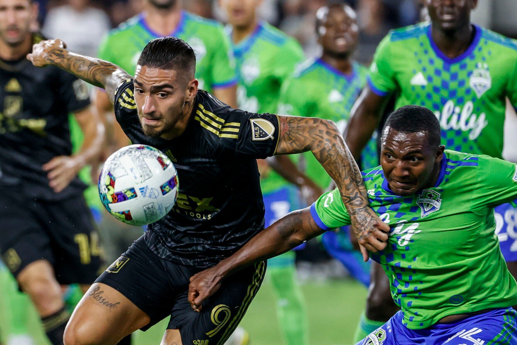 APTOPIX MLS Sounders LAFC Soccer